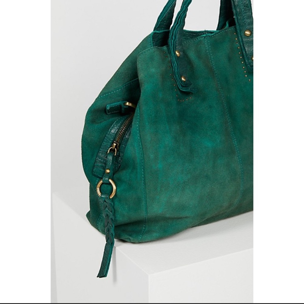 NWT Free People Emery Washed Leather tote bag - Picture 4 of 7